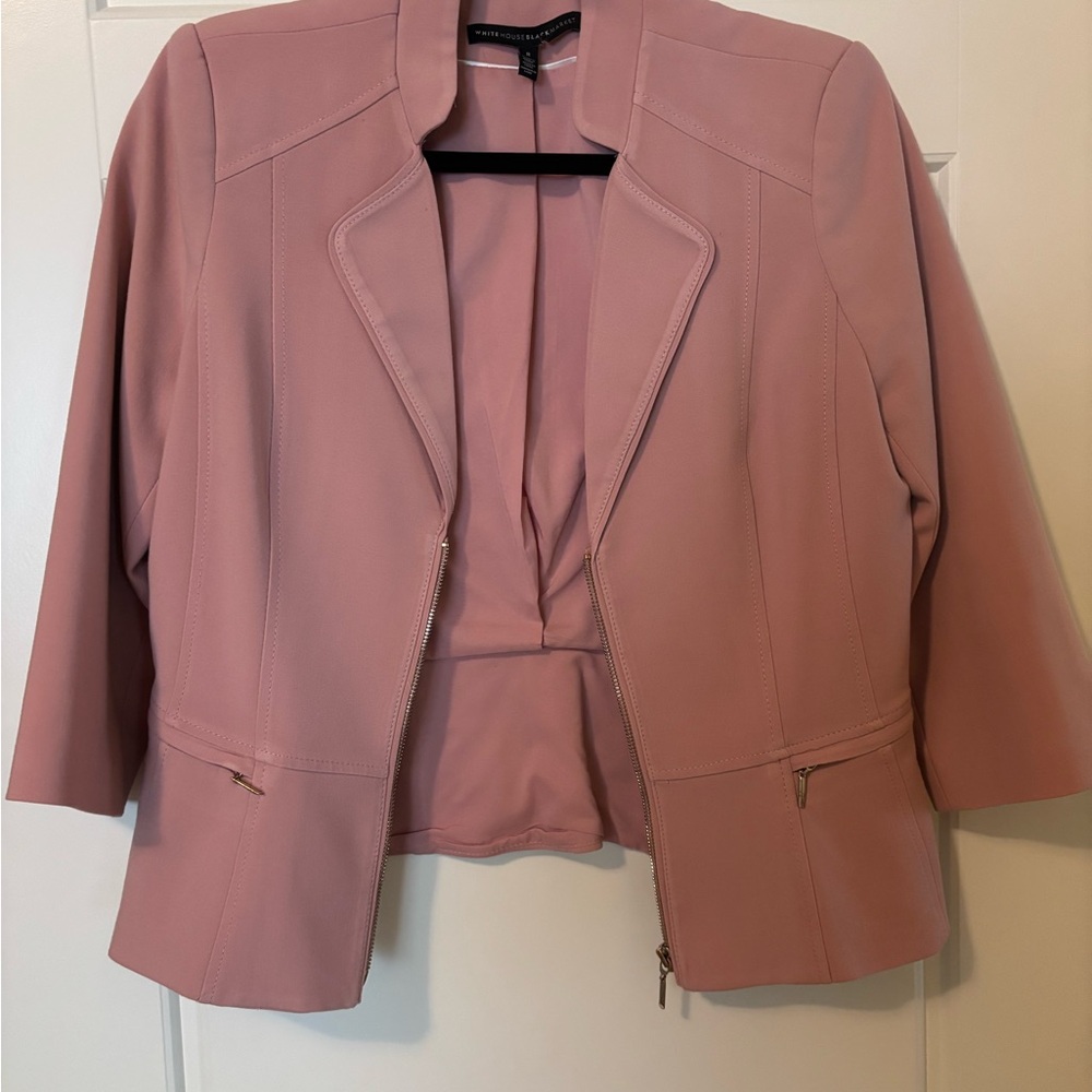 WHBm Elegant Pink Women's Pantsuit - Picture 7 of 13